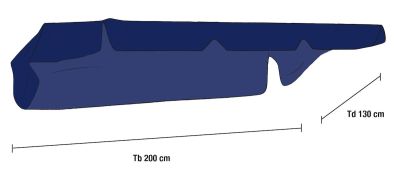 Veke Pihakeinun katos sininen