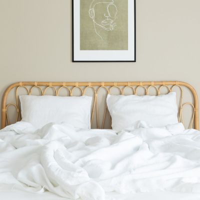 Veke Mieli sängynpääty 120 luonnonväri | Alk. 189,00 €
