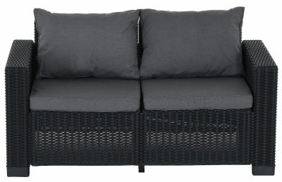 KETER California 2-istuttava sohva, grafiitin harmaa | Alk. 399,00 €