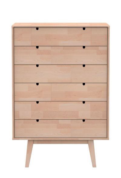 Kiteen Notte laatikosto 6-laatikkoa koivu lakattu koivu