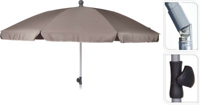 Ei brändiä Aurinkovarjo 200 cm taupe | Alk. 29,00 €
