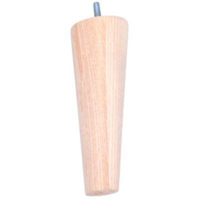 Veke Saarni sohvan jalka valkoinen öljytty tammi 18 cm M8-kierre | Alk. 14,00 €