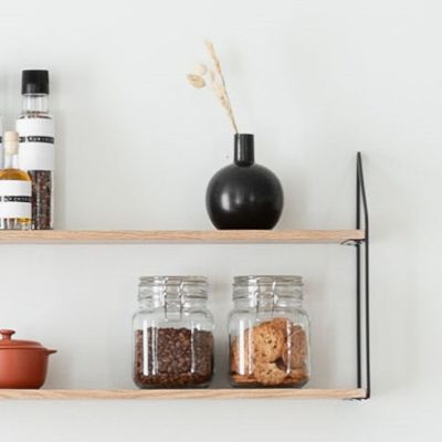 Veke Eevi keraaminen maljakko Ø10,5 cm musta