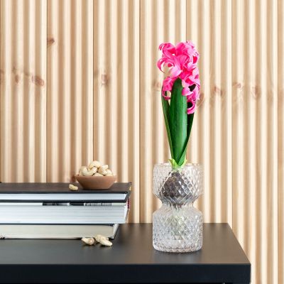 Silkkikasvit Hyasintti tekokasvi 30 cm vaaleanpunainen