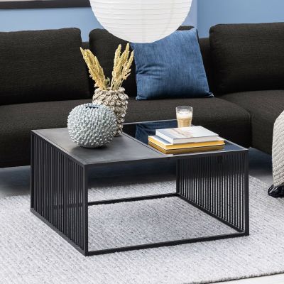 Ei brändiä Strington sohvapöytä 80x80 cm musta marmori