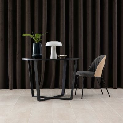 Ei brändiä Amble pyöreä ruokapöytä Ø110 cm musta marmori | Alk. 279,00 €