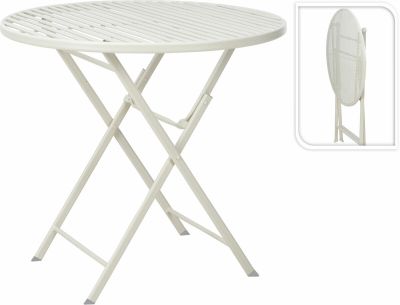 Ei brändiä Taittuva pyöreä pöytä 75 cm kalkki | Alk. 99,00 €
