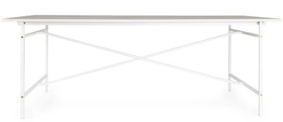 Veke Cliff ruokapöytä 200x95 cm valkoinen | Alk. 699,00 €