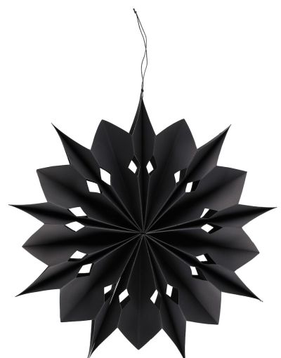 Veke Paperikukka 9-sakarainen 45 cm musta | Alk. 18,90 €