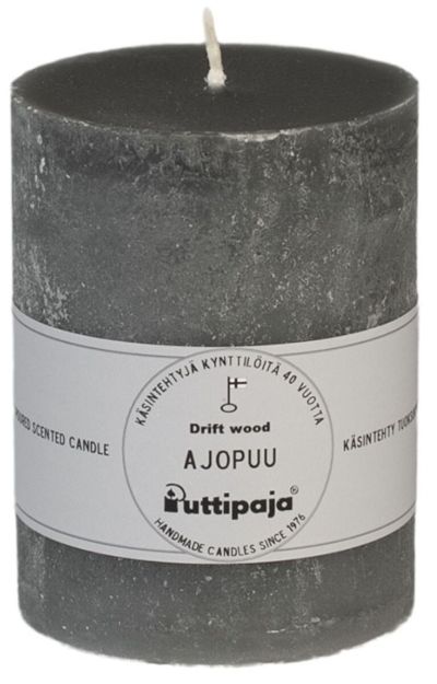 Puttipaja® Puttipaja läpivärjätty tuoksukynttilä 10 cm ajopuu