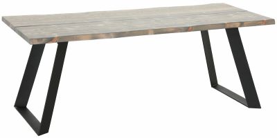 Veke Triangel lankkupöytä 200x88 cm savunharmaa/musta | Alk. 629,00 €