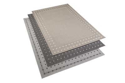 Mattokymppi Ruutu matto 200x290cm musta | Alk. 179,00 €