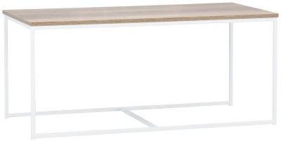 Hiipakka Isla sohvapöytä iso valkoinen/vintage tammi