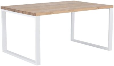 Veke Ruska ruokapöytä 150x100 cm antiikkipetsattu harjattu ja lakattu mänty/valkoinen | Alk. 568,00 €