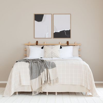 Veke Lempi helmalakana 120x200 cm 45 cm korkea hiekka | Alk. 36,90 €