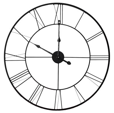 ArtLink Antiikki seinäkello Ø80 cm musta | Alk. 65,00 €