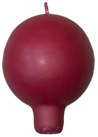 Puttipaja® Puttipaja jalallinen pallokynttilä 2 kpl viini