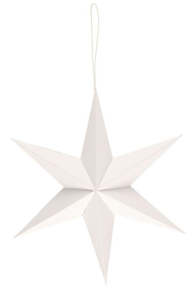 Veke Paperitähti 6-sakarainen 30 cm valkoinen | Alk. 8,90 €