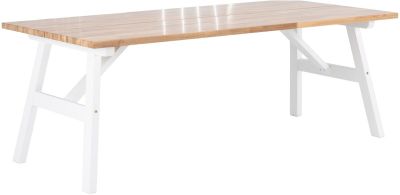 Veke Tuohi lankkupöytä 200x95 cm lakattu tammi/ valkoinen | Alk. 978,00 €