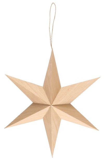 Veke Paperitähti 6-sakarainen 50 cm luonnonvärinen | Alk. 14,90 €