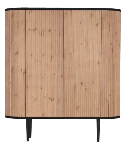 Veke Taimi kaappi 111x41x127,5 cm hiekka/hiili | Alk. 899,00 €