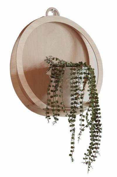 Veke Pihla seinäamppeli 36 cm koivu taustavanerilla | Alk. 54,90 €