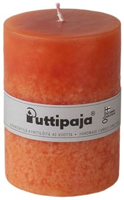 Puttipaja® Puttipaja läpivärjätty pöytäkynttilä 10 cm terra