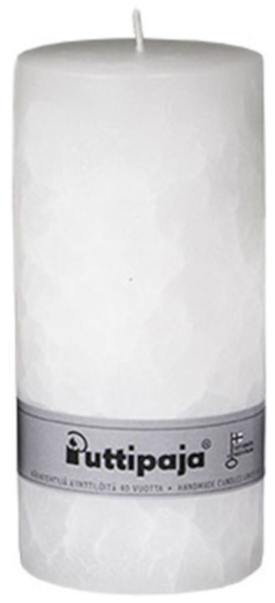 Puttipaja® Puttipaja läpivärjätty pöytäkynttilä 25 cm valkoinen | Alk. 16,90 €