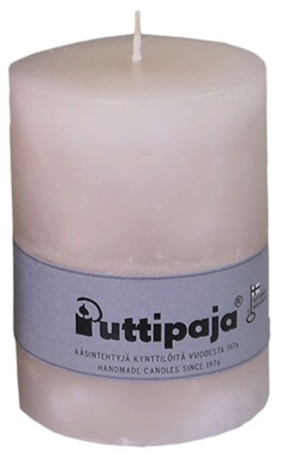 Puttipaja® Puttipaja läpivärjätty pöytäkynttilä 10 cm puuteri