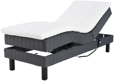 Veke Lumi pocket moottorisänkypaketti 80x200 cm L TH Bianca stylex petauspatja, wenge | Alk. 801,00 €