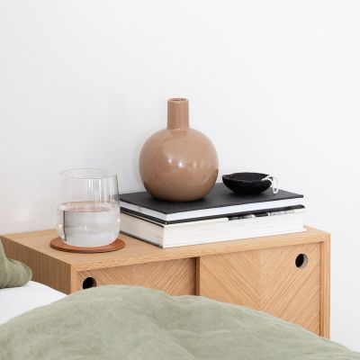 Veke Eevi keraaminen maljakko Ø10,5 cm ruskea