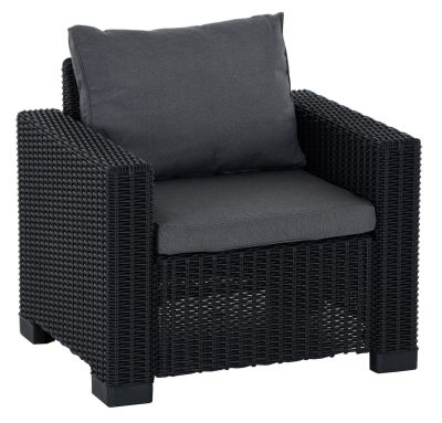 KETER California nojatuoli, grafiitin harmaa