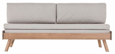 Veke Lyydia vuodesohva antiikkipetsattu, hiekka Feya 9534 patjasarja | Alk. 678,00 €
