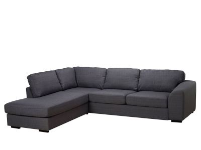 Veke Monte Carlo avokulmasohva vasen vaaleanharmaa West 696 kangas