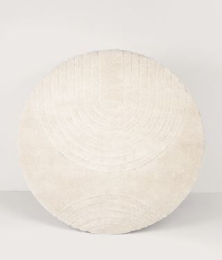 Forms & Objects Cecci pyöreä matto luonnonvalkoinen | Alk. 299,95 €
