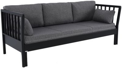 Veke Heinz vuodesohva 200 cm musta/harmaa taittopatjasarja | Alk. 665,00 €