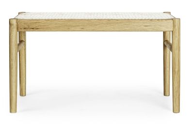 Veke Twin penkki 80 cm öljytty tammi/rottinki