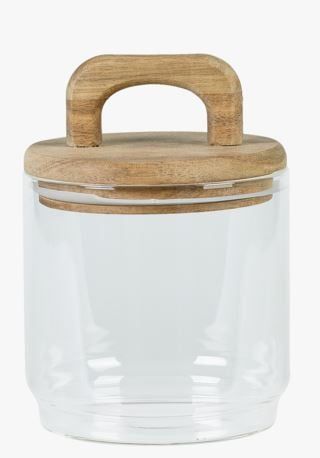 hemtex Louise säilytyspurkki läpikuultava