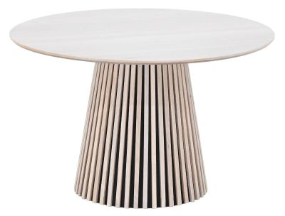 Veke Villa pyöreä ruokapöytä Ø120 cm valkotammi