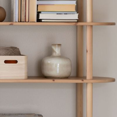 Veke Elsi keraaminen maljakko Ø17,5 cm kerma