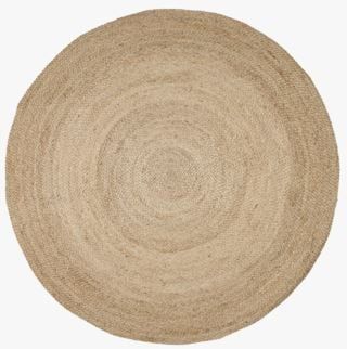 hemtex Jesper pyöreä matto luonnonväri