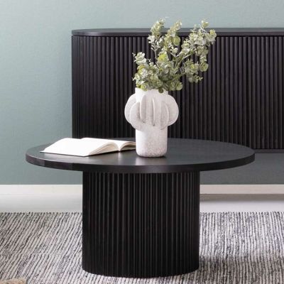 Veke Taimi pyöreä sohvapöytä Ø80 cm hiili 2-LAATU | Alk. 449,00 €