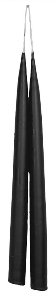 Puttipaja® Puttipaja antiikkikynttilä 30 cm 2 kpl musta | Alk. 5,25 €