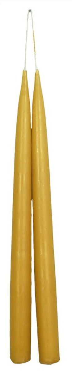 Puttipaja® Puttipaja antiikkikynttilä 30 cm 2 kpl okra