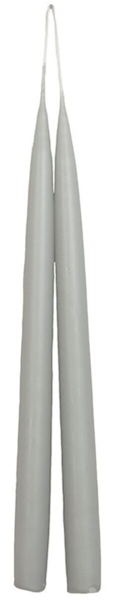 Puttipaja® Puttipaja antiikkikynttilä 30 cm 2 kpl vaaleanharmaa