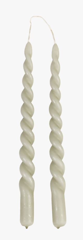 Moments Twisted kruunukynttilä vaaleanvihreä