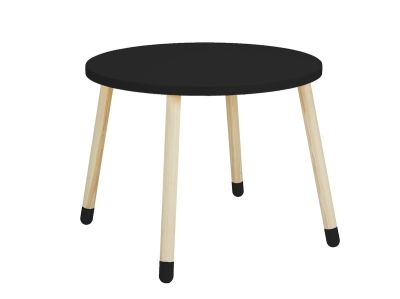 Veke Onni lastenpöytä Ø60cm, musta | Alk. 99,00 €