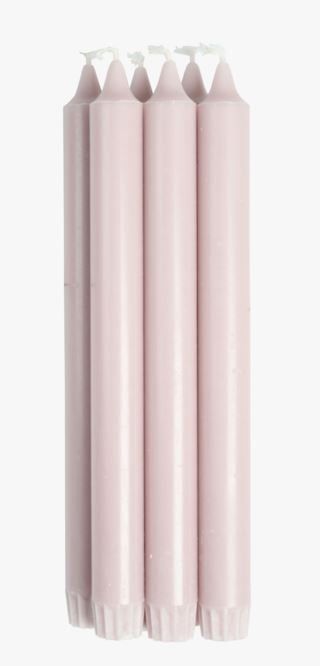 Moments Premium stearin 6pk kruunukynttilä englanninpunainen | Alk. 12,95 €