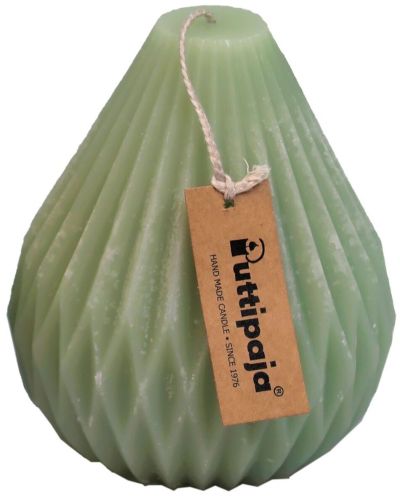 Puttipaja® Puttipaja Pisara pöytäkynttilä 10 cm salvia