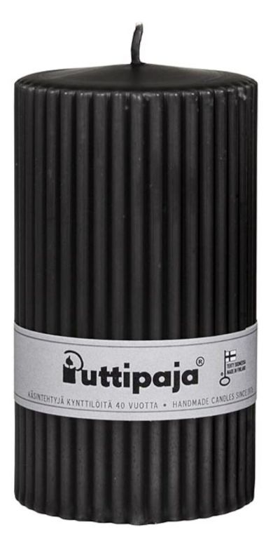 Puttipaja® Puttipaja Vekkikynttilä 12 cm musta | Alk. 8,85 €